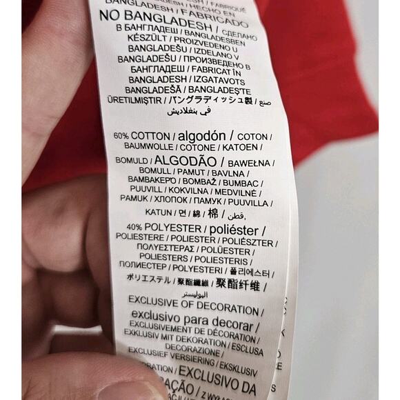 Wisconsin Badgers Box Seat Clothing Co Red Pullover Sweatshirt Size Large NWT - Picture 7 of 7